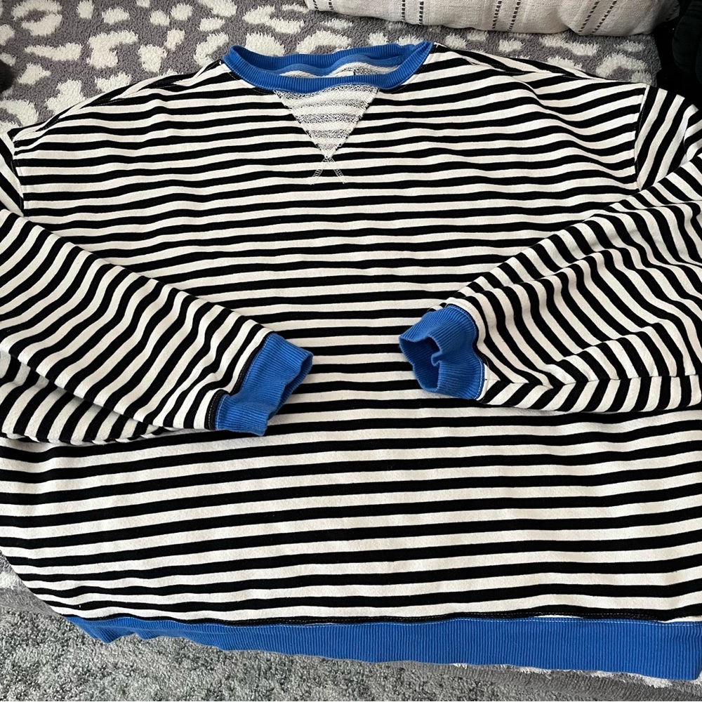 We The Free Black n White Striped Knit - Picture 4 of 5